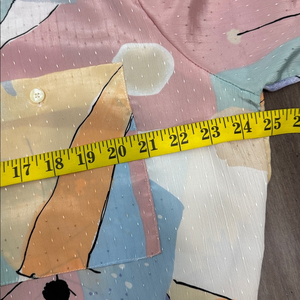 Alan Stuart Pastel Abstract Shirt‎ pullover - Picture 6 of 7